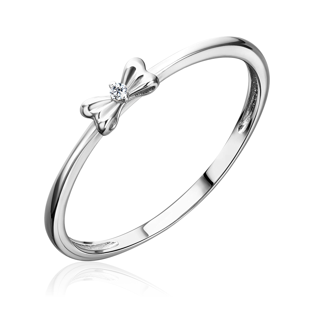 Кольцо из серебра с фианитом 01-4770-07-401-0200