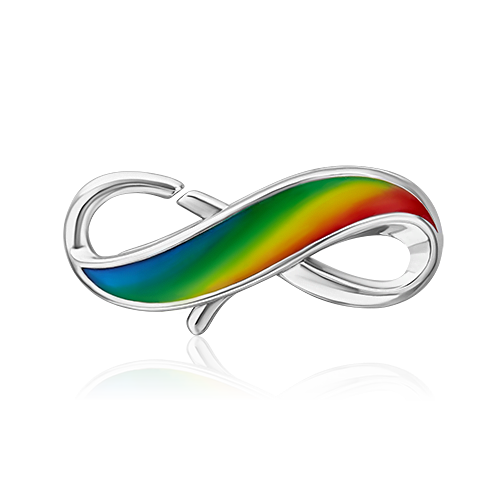 Соул «Бесконечность» из серебра с эмалью 14-0009-00-000-0200