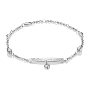 Браслет «Следуй за своим сердцем» из серебра 05-0589-00-000-0200-68
