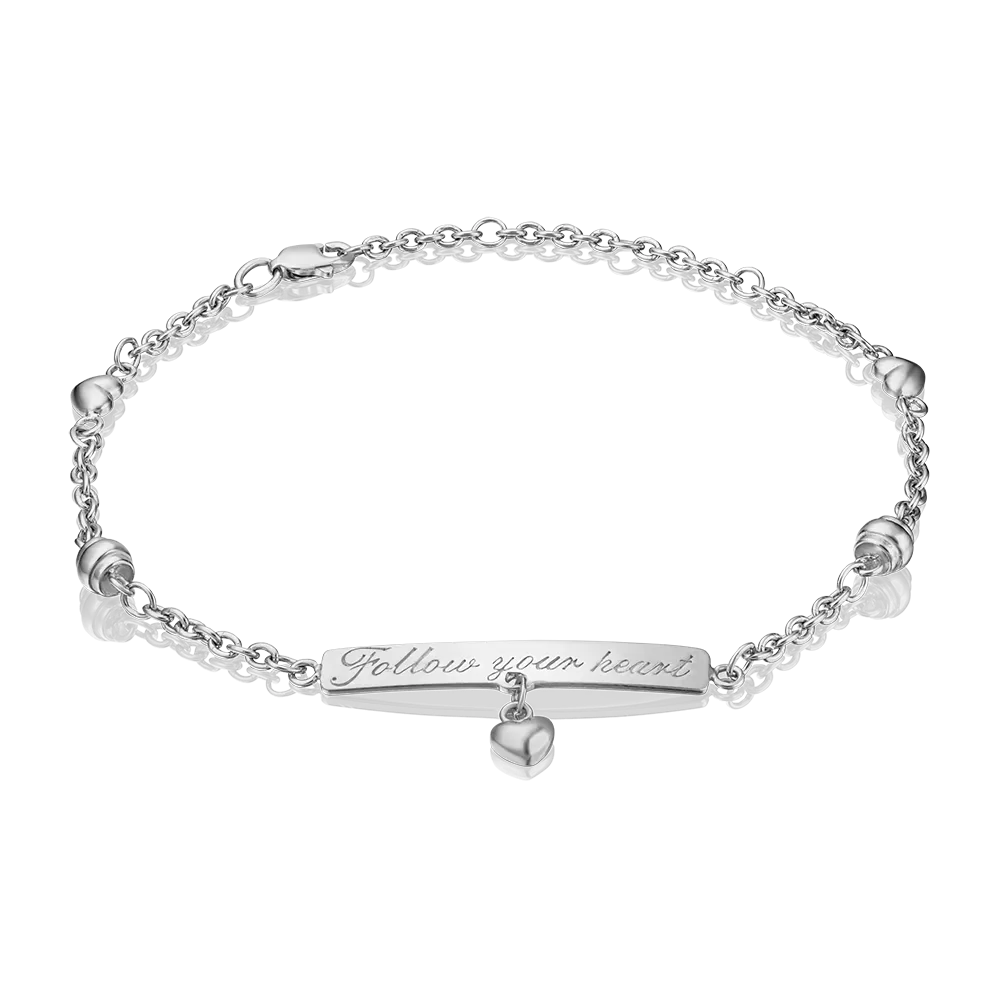 Браслет «Следуй за своим сердцем» из серебра 05-0589-00-000-0200-68
