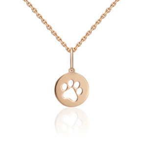 Подвеска «След» из красного золота 03-3030-00-000-1110-01