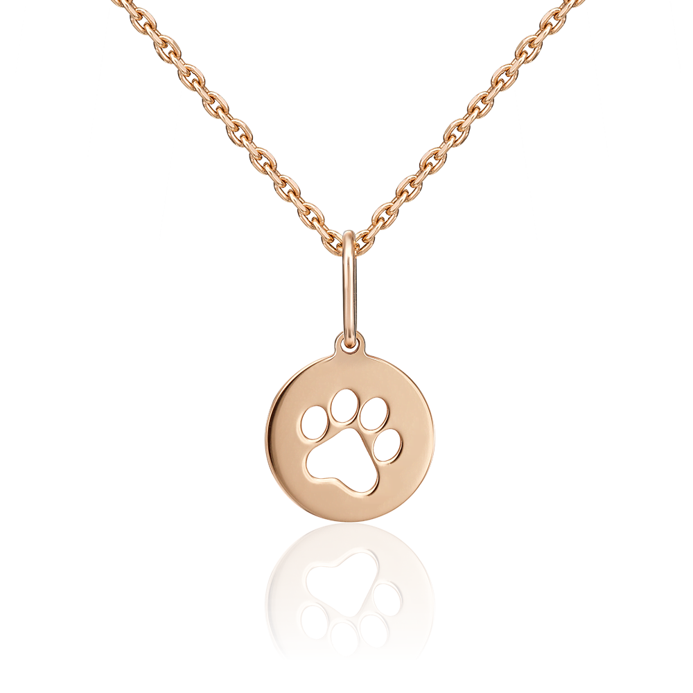 Подвеска «След» из красного золота 03-3030-00-000-1110-01