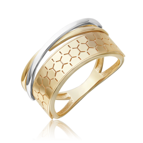 Кольцо из комбинированного золота 01-5765-00-000-1121