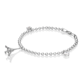 Браслет «Эйфелева башня» из серебра с фианитами 05-0622-00-401-0200-69