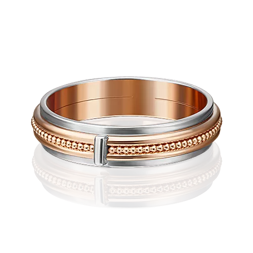 Обручальное кольцо из комбинированного золота 01-5188-00-000-1111-39