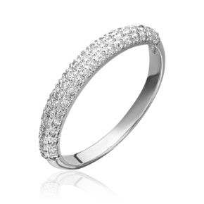 Кольцо из серебра с фианитами 01-1413-00-401-0200