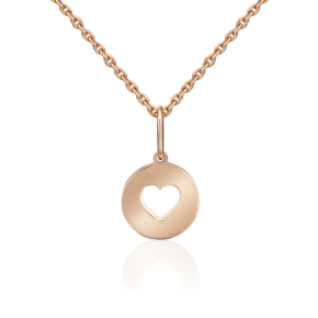 Подвеска «Сердце» из красного золота 03-3034-00-000-1110-01