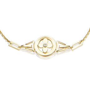 Браслет из комбинированного золота с бриллиантом 05-0735-00-101-1121