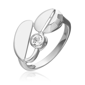 Кольцо из белого золота с натуральным топазом white 01-5617-00-201-1120