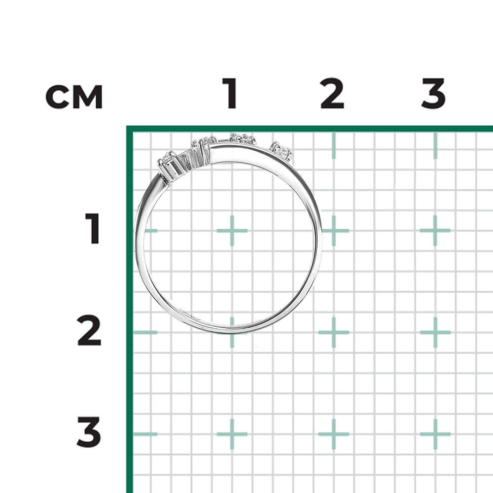 Кольцо из белого золота с бриллиантами 01-0637-00-101-1120-30