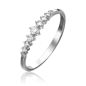 Кольцо из белого золота с бриллиантами 01-0641-00-101-1120-30