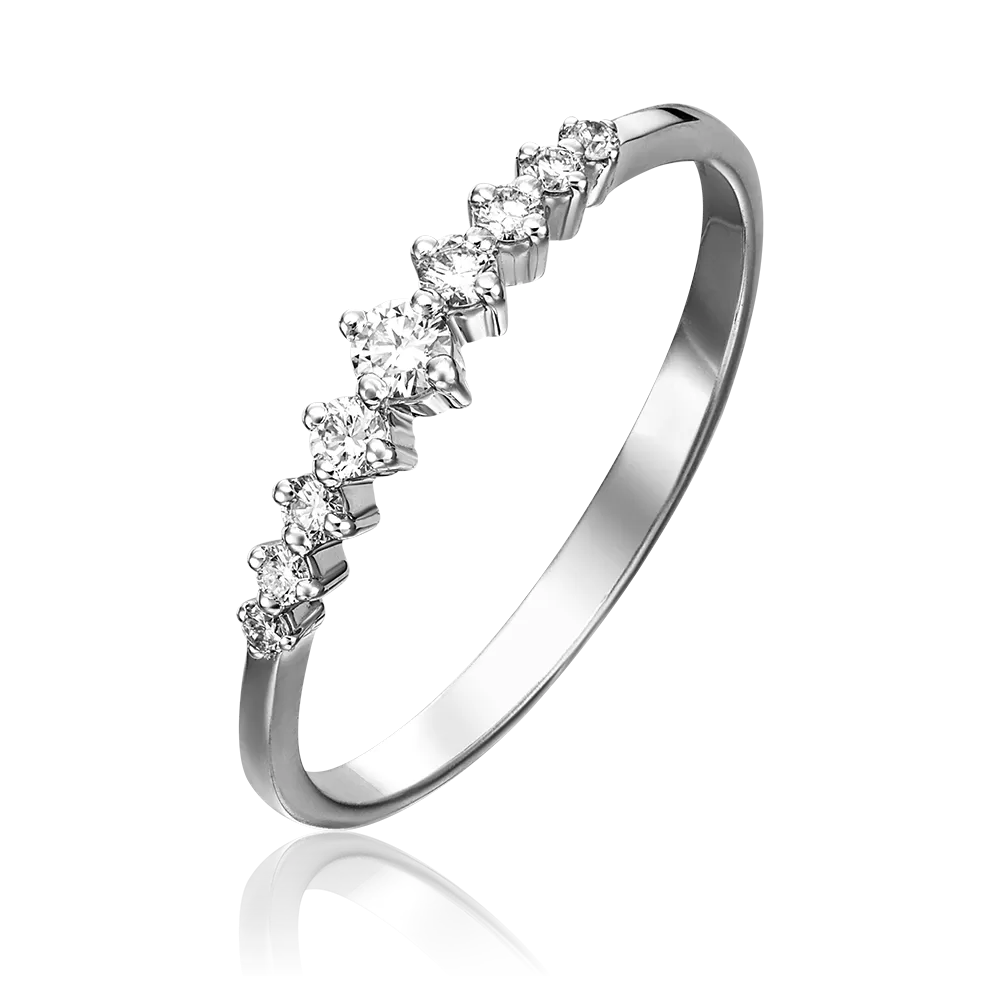 Кольцо из белого золота с бриллиантами 01-0641-00-101-1120-30