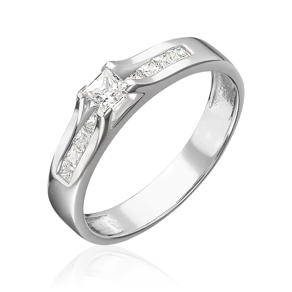 Кольцо из белого золота с бриллиантами 01-4943-00-101-1120-30