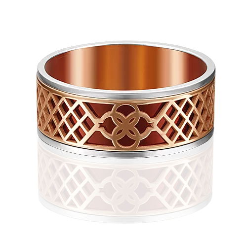 Обручальное кольцо из комбинированного золота 01-4947-00-000-1111-48