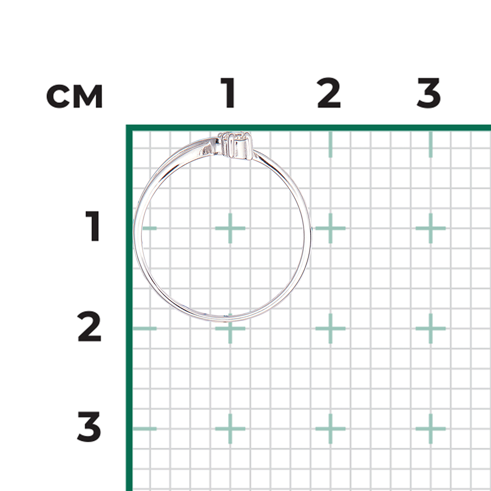 Кольцо из белого золота с бриллиантами 01-0766-00-101-1120-30