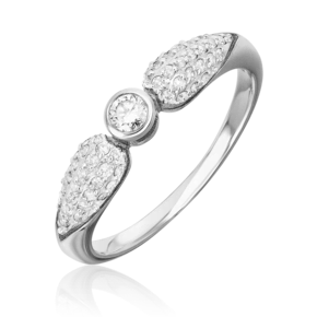 Кольцо из белого золота с бриллиантами 01-0611-00-101-1120-30