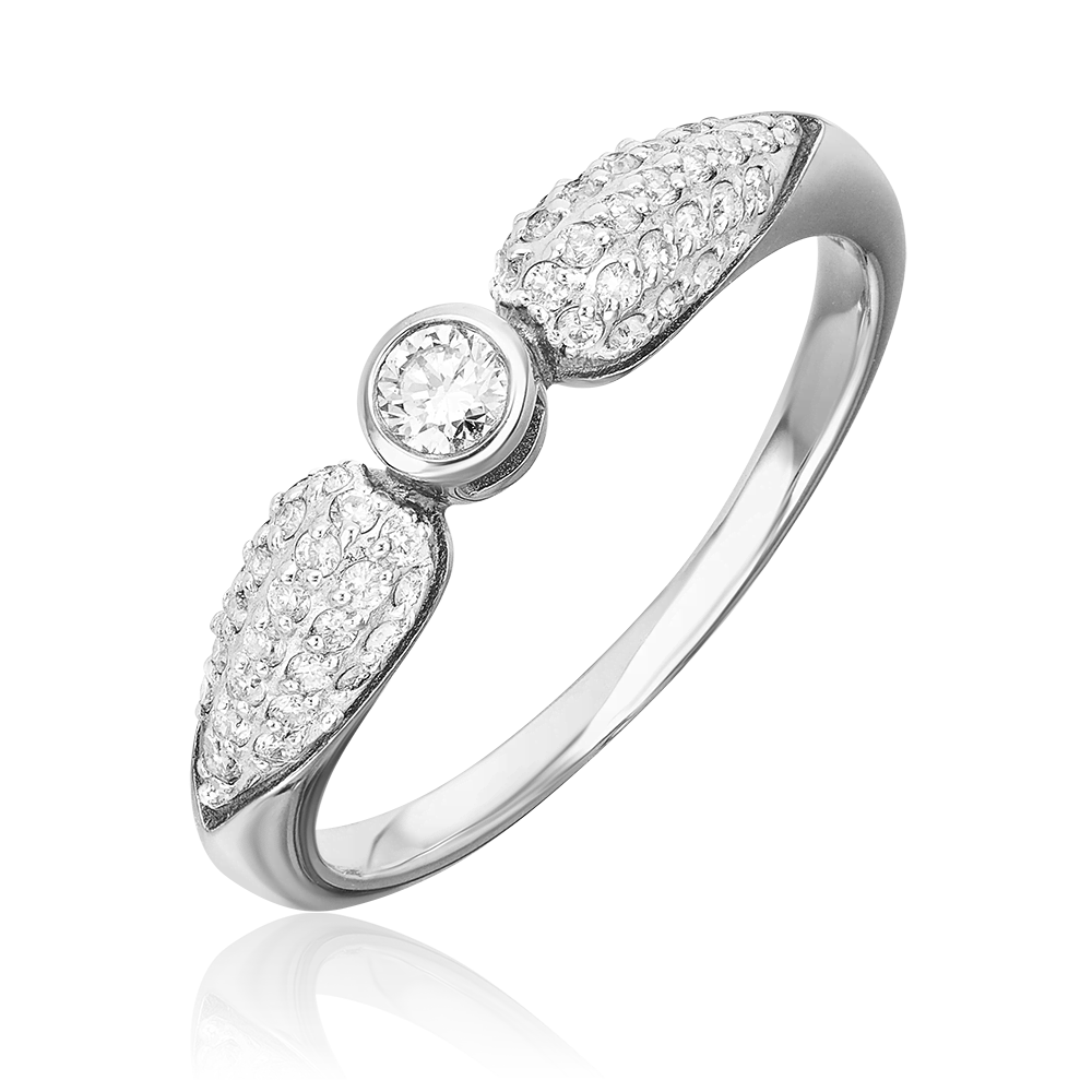Кольцо из белого золота с бриллиантами 01-0611-00-101-1120-30