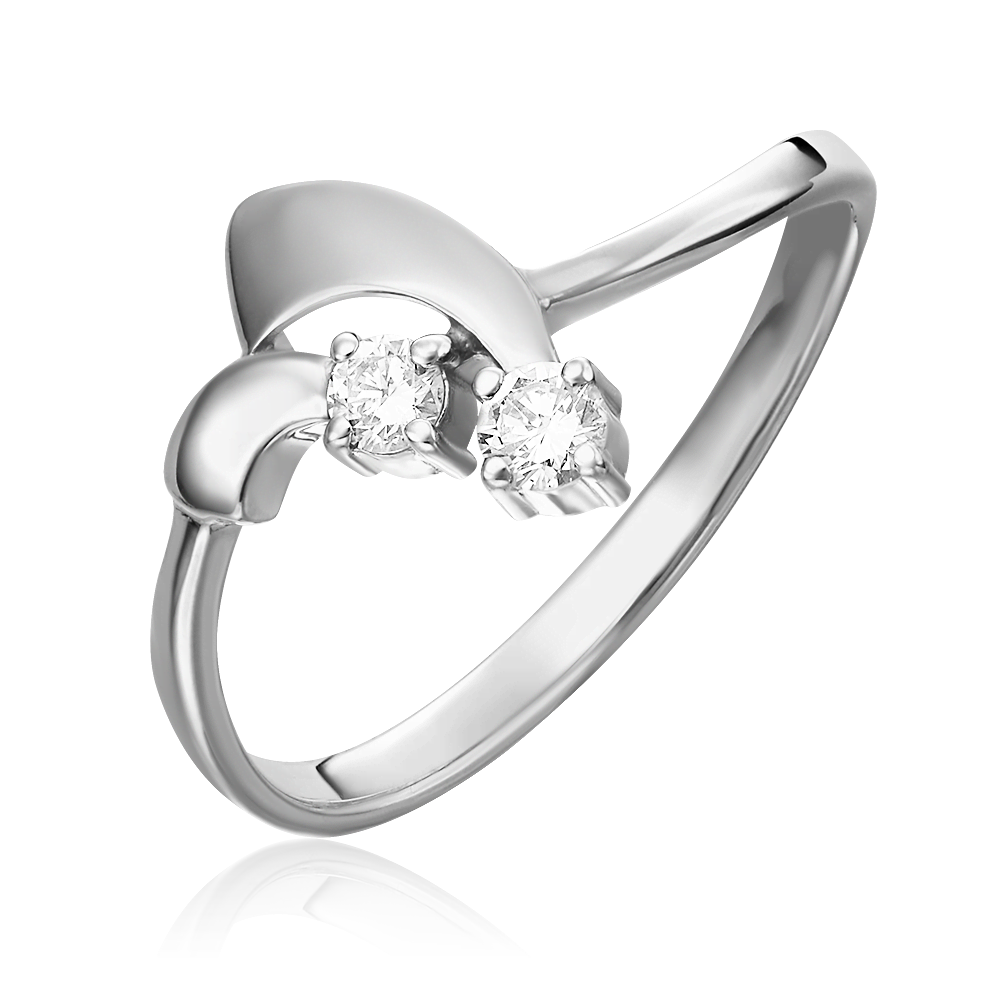 Кольцо из белого золота с бриллиантами 01-1111-00-101-1120-30