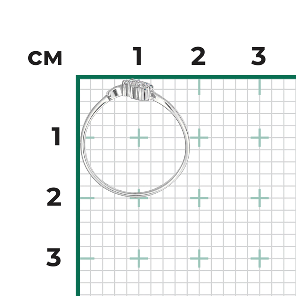 Кольцо из белого золота с бриллиантами 01-1111-00-101-1120-30
