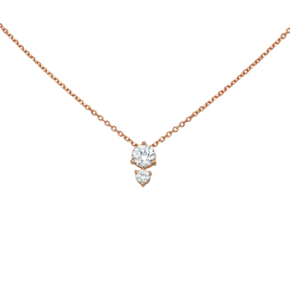 Колье из красного золота с фианитами 07-0083-00-401-1110-03