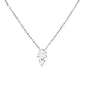Колье из белого золота с фианитами 07-0084-00-401-1120-03