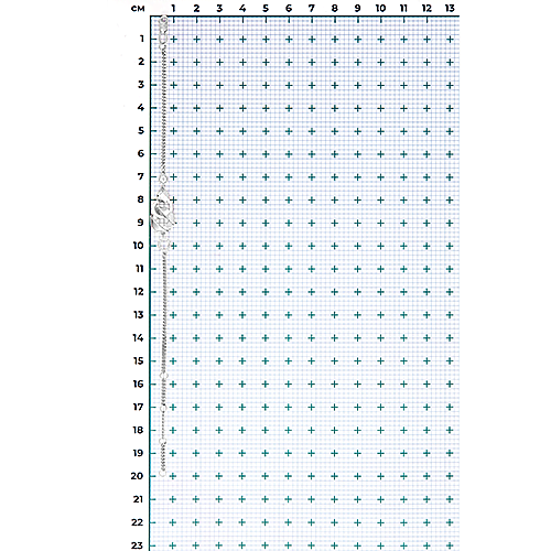 Браслет из белого золота с натуральным топазом white 05-0746-00-201-1120
