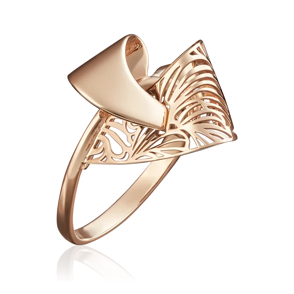 Кольцо из красного золота 01-4984-00-000-1110-48