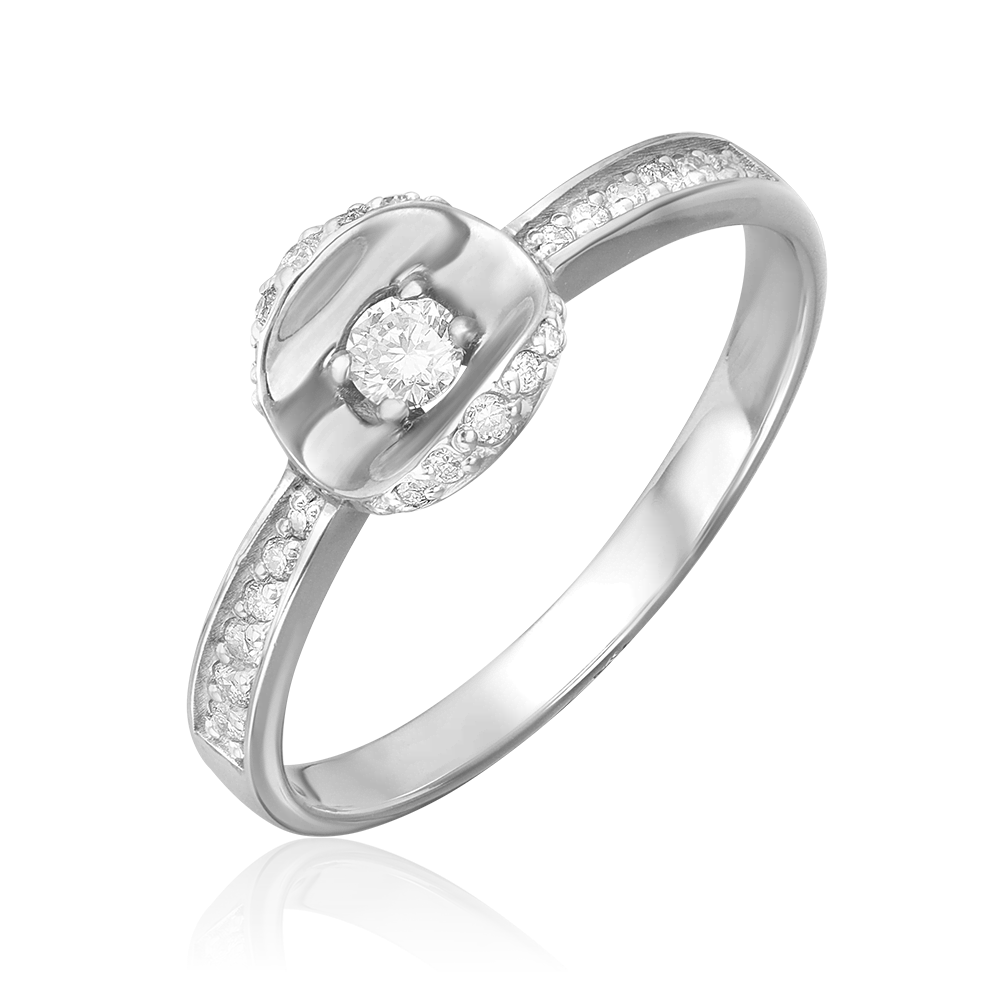 Кольцо из белого золота с бриллиантами 01-1583-00-101-1120-30