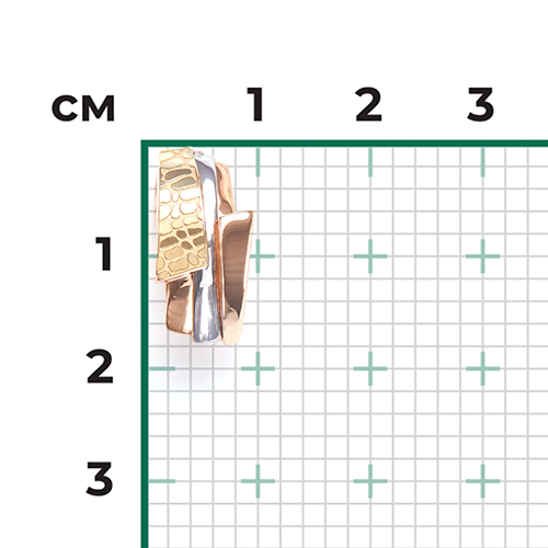 Подвеска из комбинированного золота 03-3132-00-000-1140-64