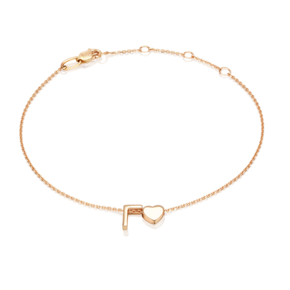 Браслет «Буква Г» из красного золота 05-0863-Г-000-1110