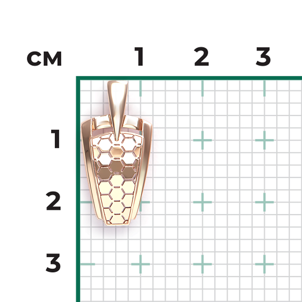 Подвеска из красного золота 03-3475-00-000-1110