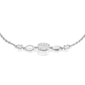 Браслет из белого золота с натуральными топазами white 05-0716-00-201-1120