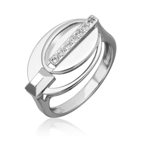 Кольцо из белого золота с натуральными топазами white 01-5614-00-201-1120