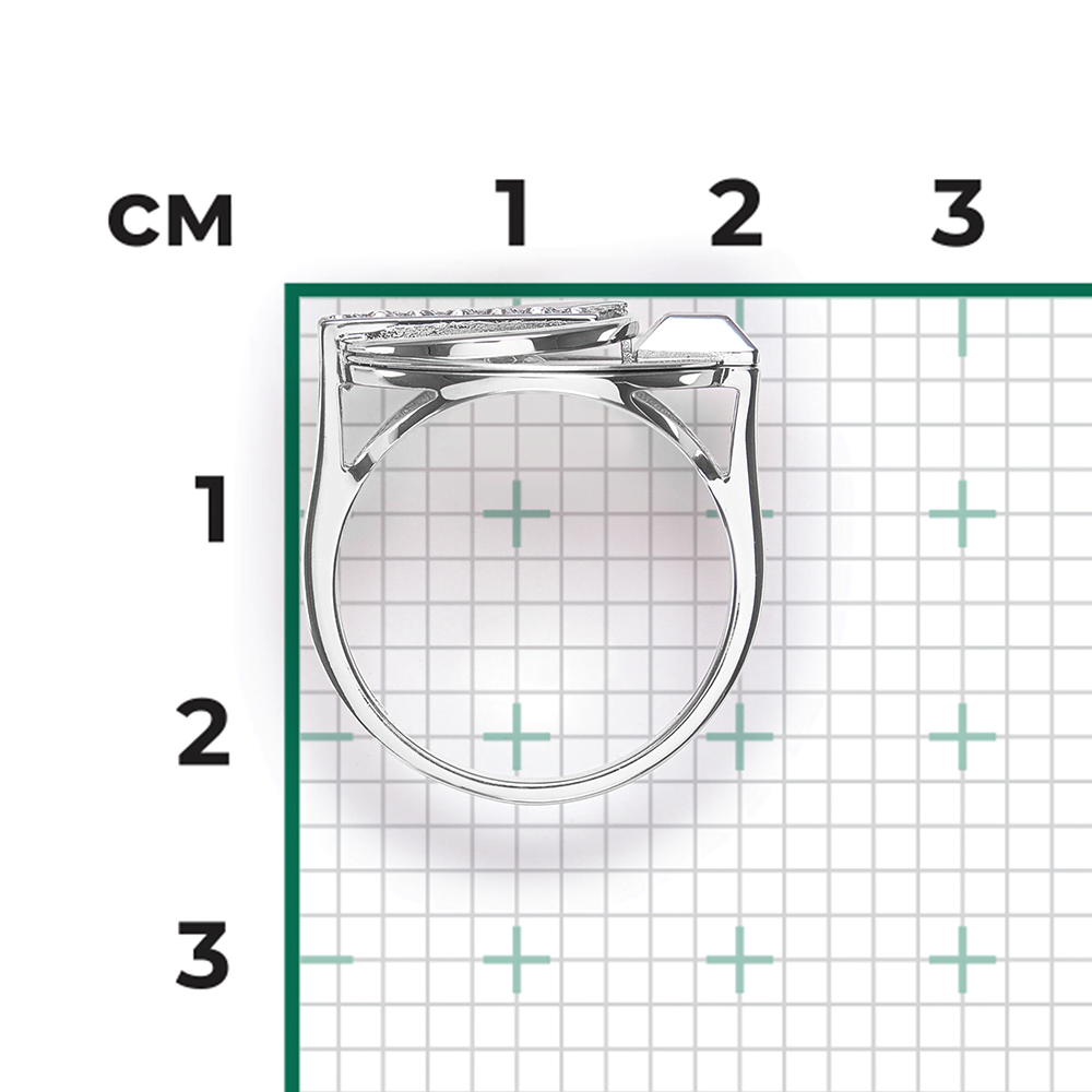 Кольцо из белого золота с натуральными топазами white 01-5614-00-201-1120
