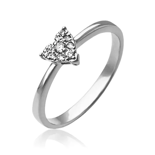 Кольцо из белого золота с бриллиантами 01-1560-00-101-1120-30