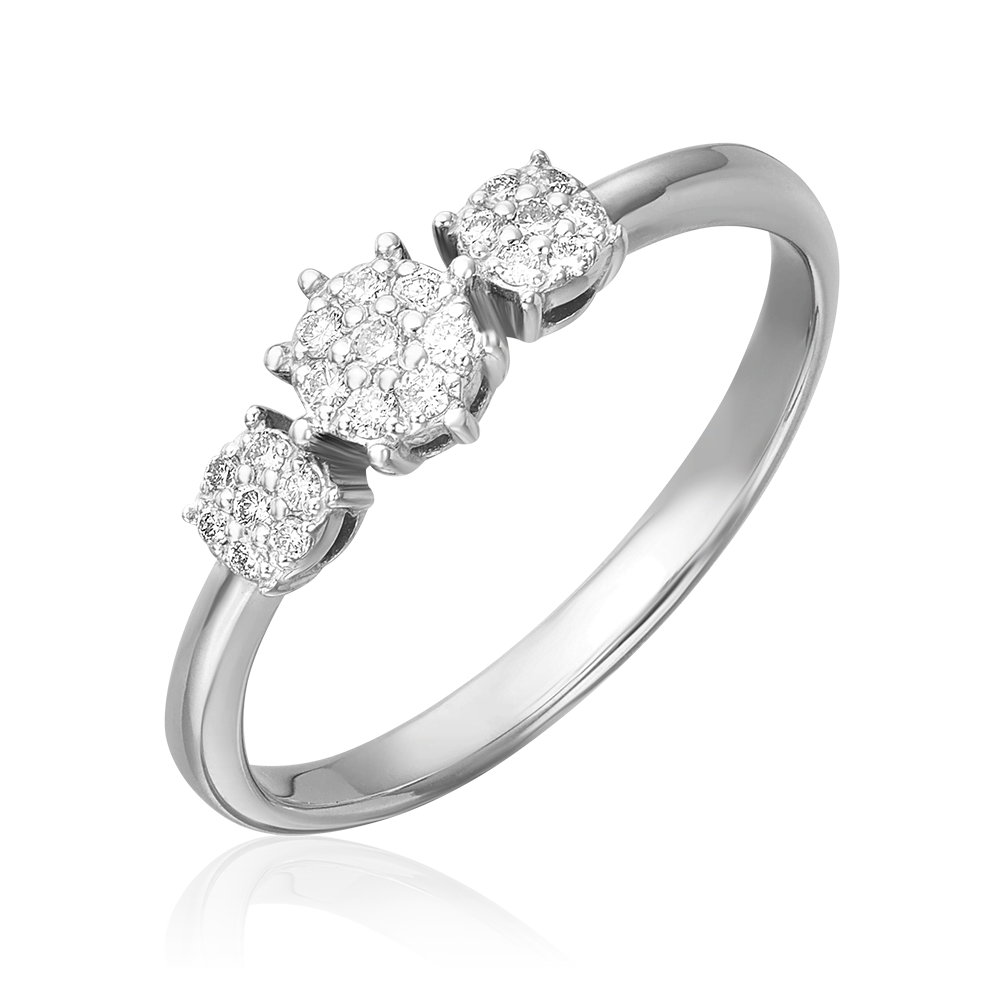 Кольцо из белого золота с бриллиантами 01-1561-00-101-1120-30