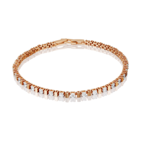 Браслет из красного золота с фианитами 05-0579-00-501-1110-38