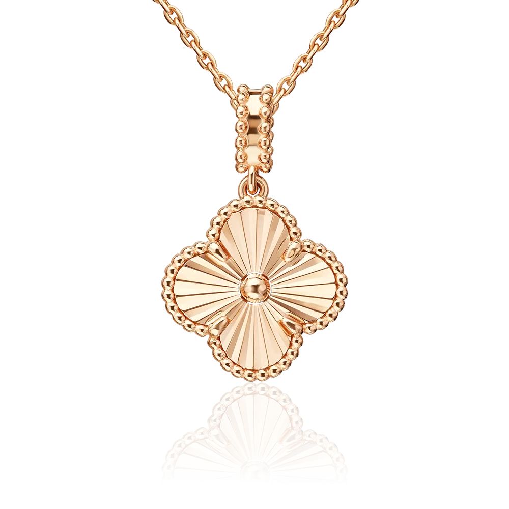 Подвеска «Клевер» из красного золота 03-3681-00-000-1110