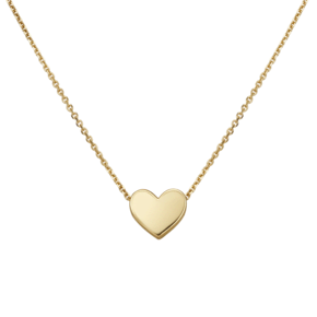 Колье «Сердце» из лимонного золота 07-0226-00-000-1130-42