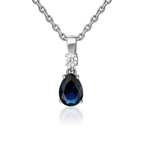 Подвеска из серебра с фианитами 03-0065-00-404-0200