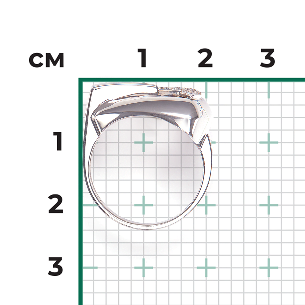 Кольцо из серебра с фианитами 01-5631-00-401-0200