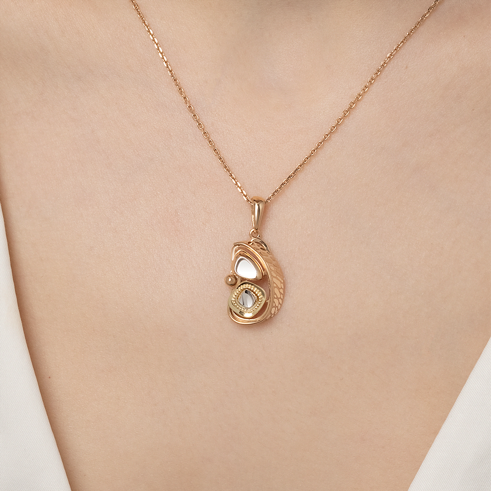 Подвеска из комбинированного золота 03-2944-00-000-1140-48