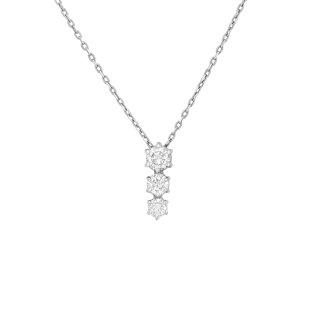 Колье из белого золота с бриллиантами 07-0019-00-101-1120-30