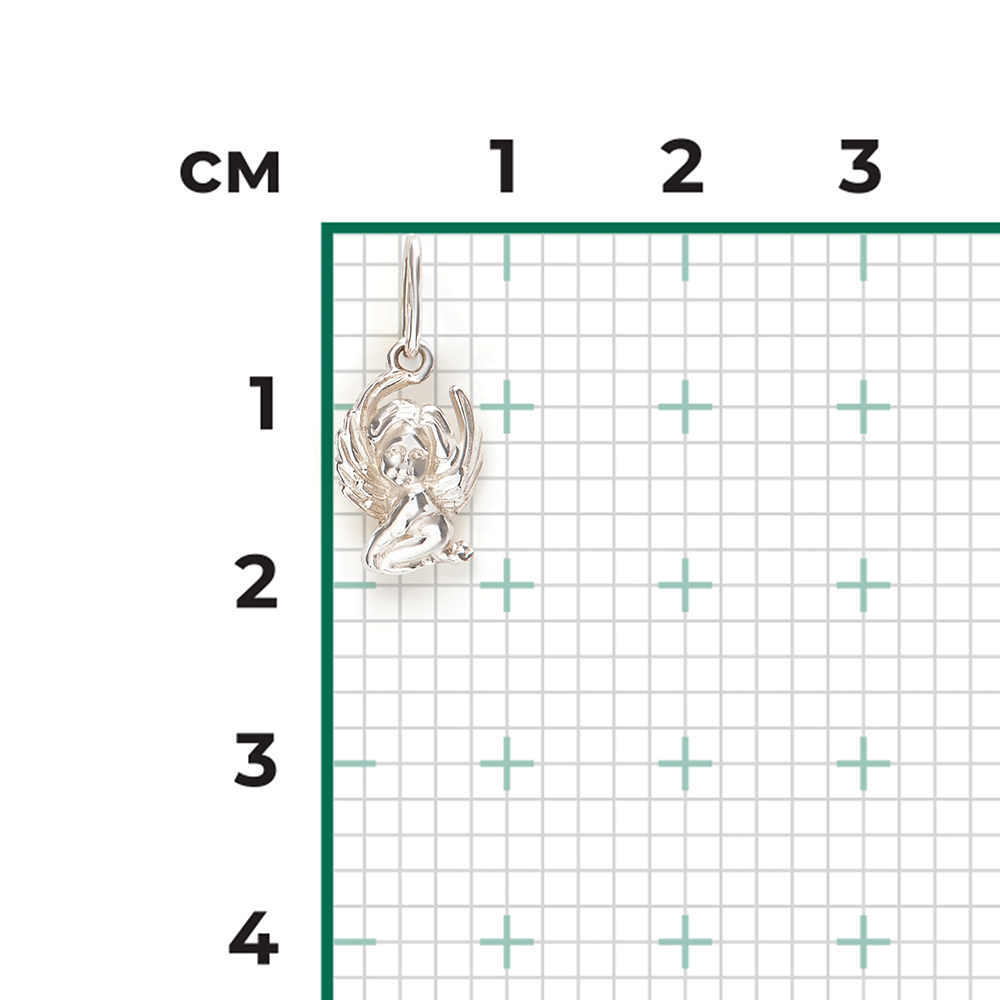 Подвеска «Ангелок» из серебра 03-1692-00-000-0200-60