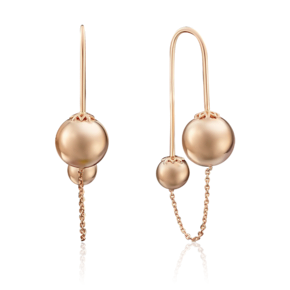 Серьги с французским замком из красного золота 02-3632-00-000-1110-01