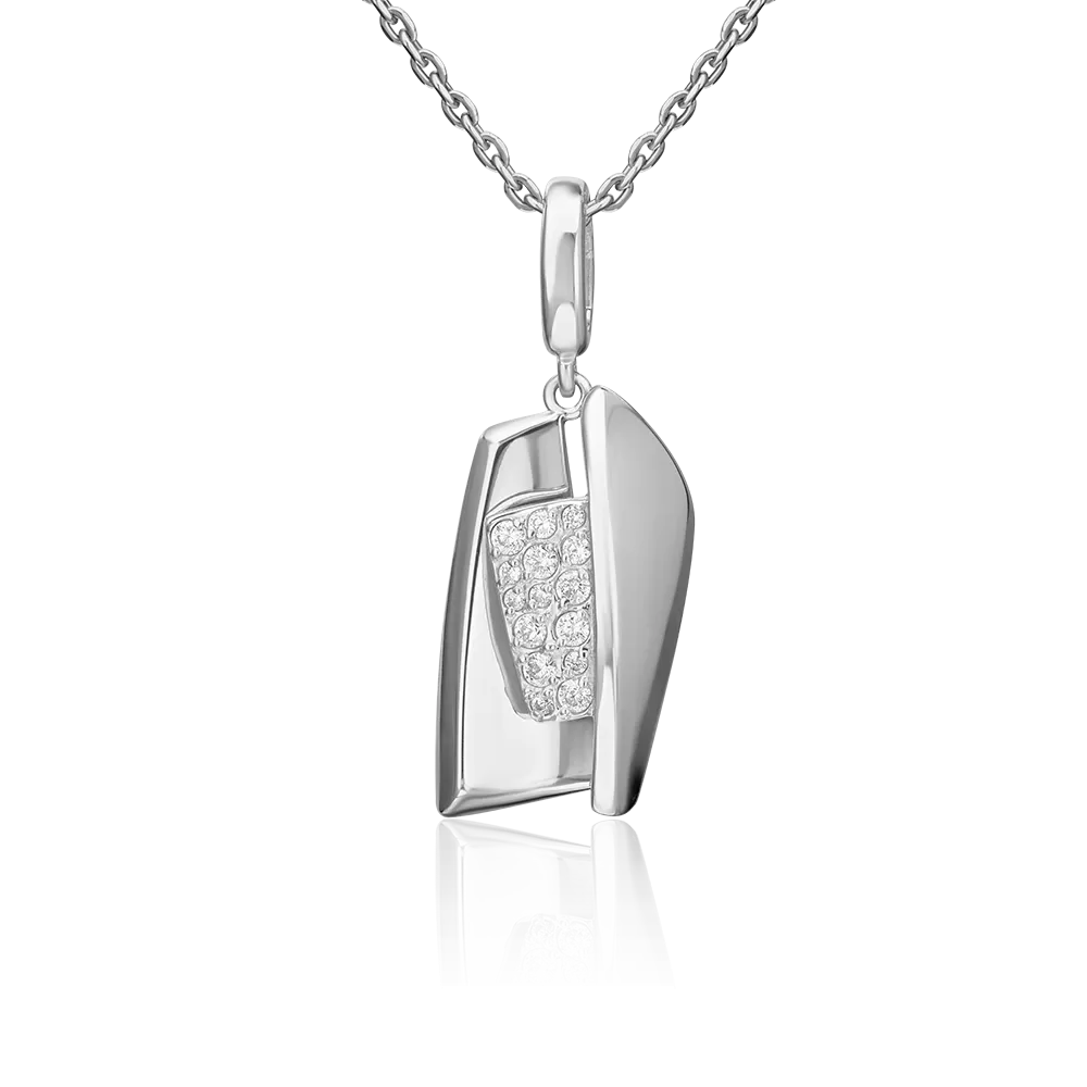 Подвеска из серебра с фианитами 03-3397-00-401-0200