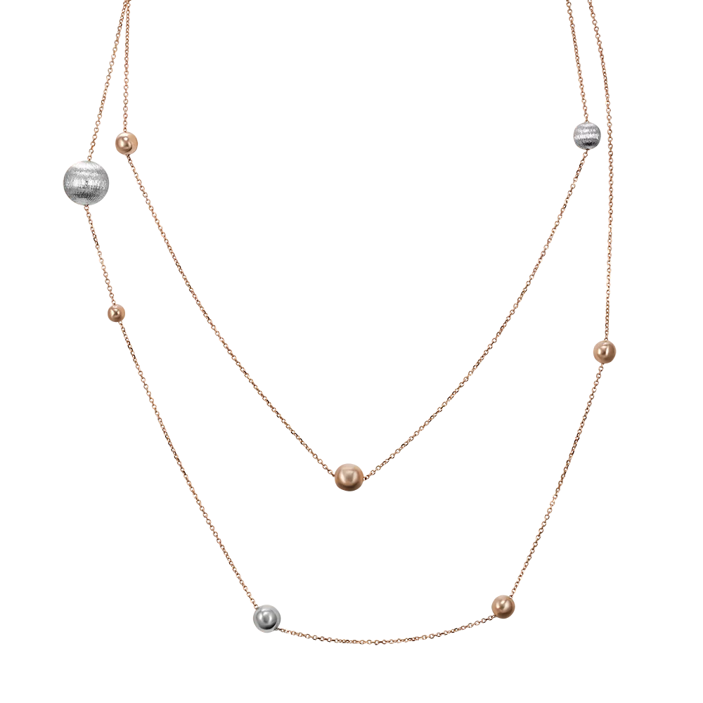 Колье из комбинированного золота 07-0210-00-000-1111-42