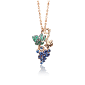 Подвеска «Виноград» из красного золота с фианитами 03-2360-00-404-1110-24