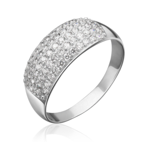 Кольцо из серебра с фианитами 01-1457-00-401-0200