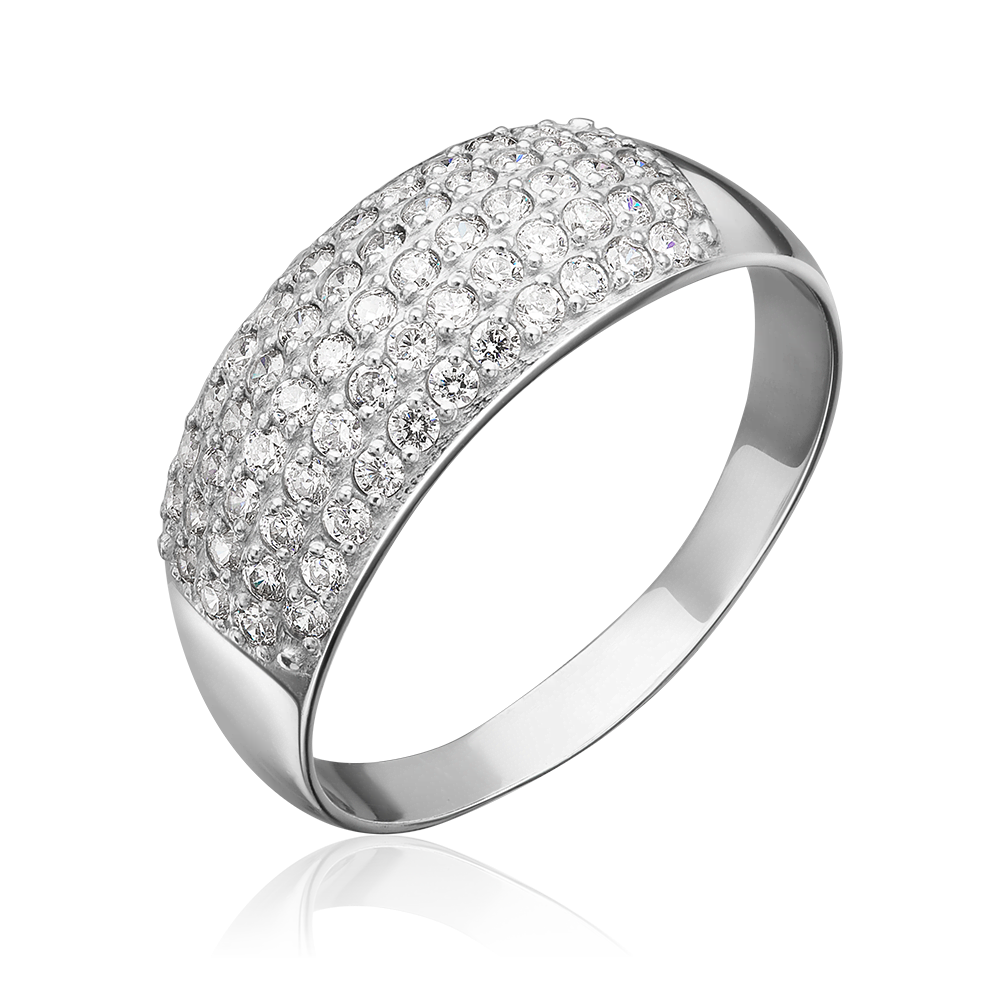 Кольцо из серебра с фианитами 01-1457-00-401-0200